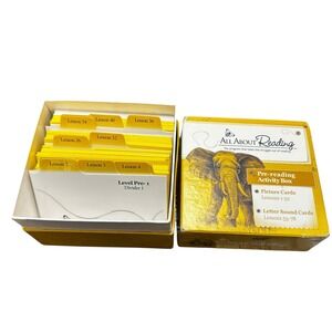 All About Reading Pre Reading Activity Box Letter Sound Cards Phonics Incomplete